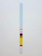 Nicholas Bodde, No. 1280 Slim Vertical, 2018, Öl und Acryl auf Aluminium, 100 x 5 cm