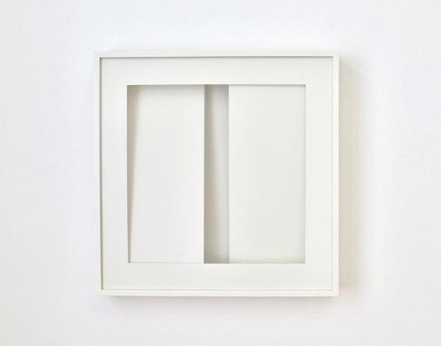 Tom Mosley, Schattenkasten A 9-II-82, 1982, Holz . Karton . Glas, 52 x 52 x 7 cm 