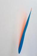 Michael Post, WVZ 32-17-574, 2017, Acryl auf Glasvlies über Stahl, 89 x 13 x 11 cm