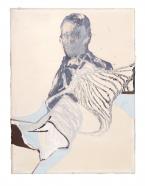 Christofer Kochs, Belichtung des Jetzt 2, 2024, Lascaux und Öl auf Leinwand, 40 x 30 cm