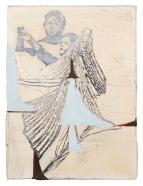 Christofer Kochs, Belichtung des Jetzt 5, 2024, Lascaux und Öl auf Leinwand, 40 x 30 cm