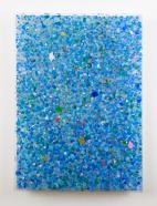 Eckart Hinze, OBJ 39, 2025, Acryl und Harz auf Acrylglas, 66 x 48 cm