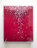 Eckart Hinze, OBJ 51, 2025, Acryl und Harz auf Acrylglas, 48 x 38,5 x 7,5 cm