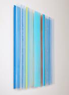 Eckart Hinze,  OBJ 09, 2022, Acryl und Harz auf Acrylglas, 70 x 50 x 8,5 cm, Seitenansicht