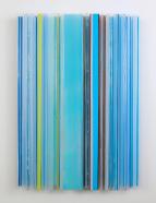 Eckart Hinze, OBJ 09, 2022, Acryl und Harz auf Acrylglas, 70 x 50 x 8.5 cm