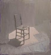 Fernando X. González, Architecture, 2021, Öl auf Holz, 33 x 30 cm