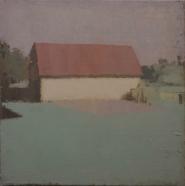 Fernando X. González, Maison, 2021, Öl auf Leinwand, 30 x 30 cm