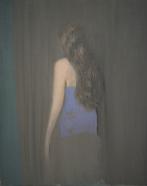 Fernando X. González, Nuit, 2020, Öl auf Leinwand, 55 x 46 cm