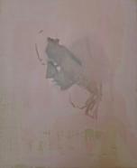 Fernando X. González, Tête Profil, 2018, Öl auf Leinwand, 65 x 54 cm