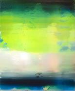 Frank Piasta, 3.14, 2022, Pigmente und Silikon, 96 x 80 cm