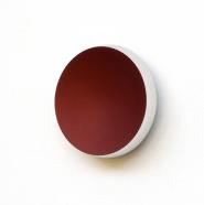 Heiner Thiel, WVZ 682, 2018, eloxiertes Aluminium, Dm 14 cm