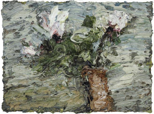 Helmut Helmes, Bouquet, 2020, Öl auf Leinwand, 30 x 40 cm