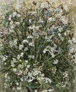 Helmut Helmes, Bouquet, 2023, Öl auf Leinwand, 120 x 100 cm
