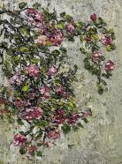 Helmut Helmes, Krapplackblüten, 2026, Öl auf Leinwand, 80 x 60 cm