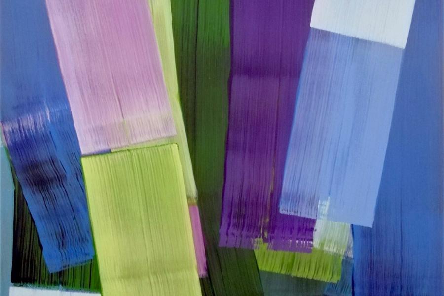 Holger Fitterer Haipa 2020 Acryl auf Nessel135 x 110 cm
