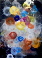 Jürgen Jansen, Paradies, 2018, Öl und Harze auf Holz, 170 x 125 cm