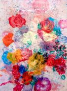 Jürgen Jansen, a kiss, 2021, Öl und Harze auf Holz, 170 x 125 cm