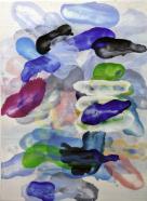 Jürgen Jansen, never wonna give it up, 2024, Öl und Harze auf Holz, 170 x 125 cm