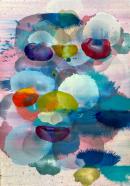 Jürgen Jansen, teardrop, 2024, Öl und Harze auf Holz, 125 x 85 cm