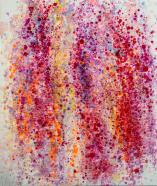 Jürgen Jansen, wipe out, 2025, Öl und Harze auf Holz, 200 x 170 cm