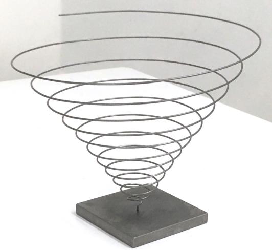 Martin Willing, Martin Willing Stab spiralig zum Kegel gewickelt 2022