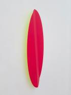 Michael Post, WVZ 65/18/660, 2018, Acryl auf Glasvlies über Stahl, 55 x 20 x 3,5 cm