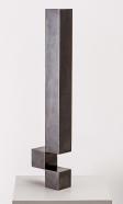 Stephan Siebers, Cube III, Stahl massiv patiniert, 38 x 8 x 4 cm