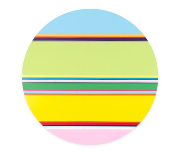 Nicholas Bodde, Nicholas Bodde No. 1714 Circle 2025 Ol und Acryl auf Aluminium Dm 120 cm a