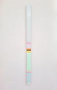 Nicholas Bodde, No. 1197 Slim Vertical, 2016, Öl und Acryl auf Aluminium, 125 x 7 cm