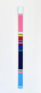 Nicholas Bodde, No. 1562 Slim Vertical, 2021, Öl und Acryl auf Aluminium, 150 x 8 cm