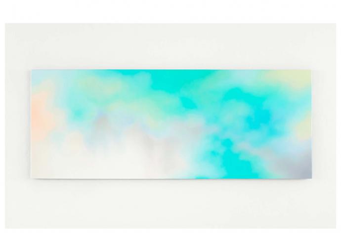 Paola Neumann, 2018-04, Öl und Acryl auf Leinwand, 85 x 225 cm