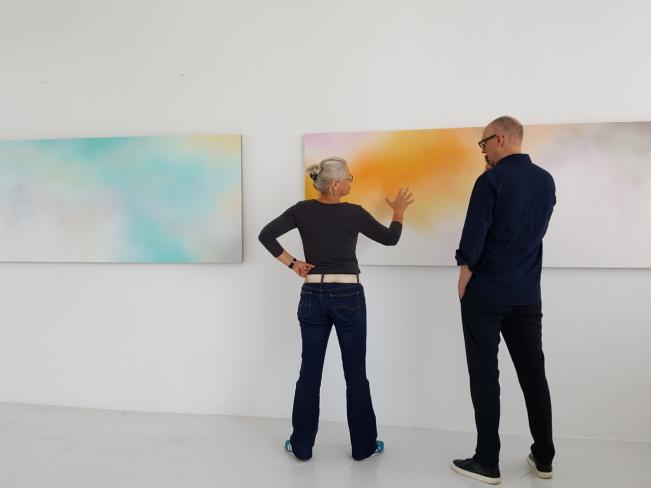 Paola Neumann, im Atelier