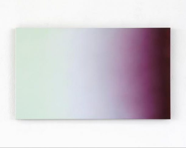 Paola Neumann, mauve, 2009, Öl und Acryl auf Leinwand, 65 x 110 cm