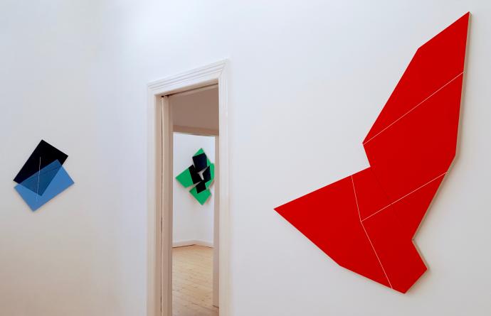 Renaud Stajnowicz, "Le regard de l'aigle" - Ausstellungsansicht Galerie Corona Unger
