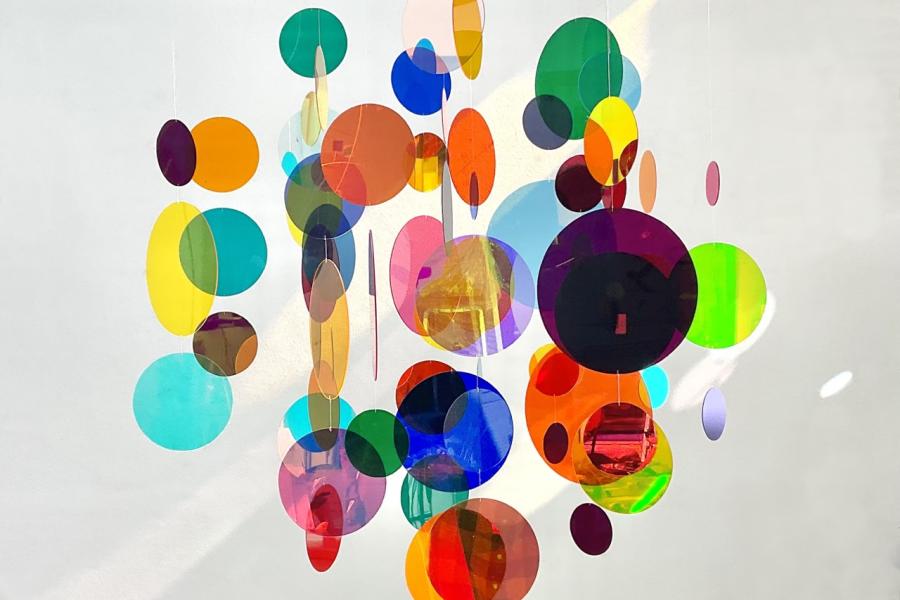 Rosali Schweizer jackpot 2024 Acrylglas und V2A Draht Dm 100 cm