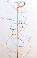 Rosali Schweizer, seraphin 5, 2019, Acrylglas und V2A-Draht, Höhe 210 cm, ø ca. 110 cm, Detail