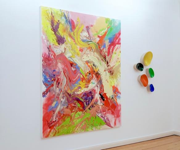Sebastian Heiner, Magic Spring, Ausstellungsansicht mit Willi Siber