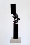 Thomas Röthel, Drehung . 2017, Stahl, Höhe 75 cm