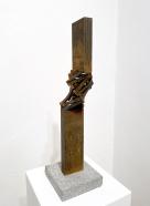 Thomas Röthel, Drehung, Stahl, Höhe 36 cm, Plinthe 2,5 cm