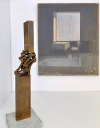 Thomas Röthel, Drehung, Stahl, Höhe 36 cm, Plinthe 2,5 cm