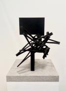 Thomas Röthel, Drehung, Stahl, Höhe 37 cm, Plinthe 4,5 cm