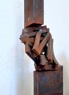 Thomas Röthel, Drehung, Stahl, Höhe 56,5 cm, Plinthe 4 cm