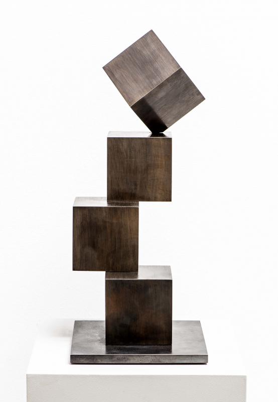 Stephan Siebers, Balance, Bonze, Höhe 38 cm