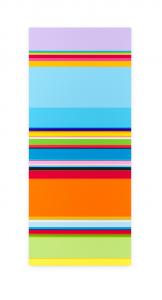 Nicholas Bodde, No. 1548 Vertical, 2021, Öl und Acryl auf Aluminium, 160 x 69 cm