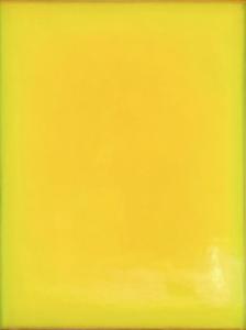 Yeunhi Kim, Herbstlicht, 2024, geschliffene Lasuren, Pigmente auf Reispapier auf Holz, 80 x 60 cm