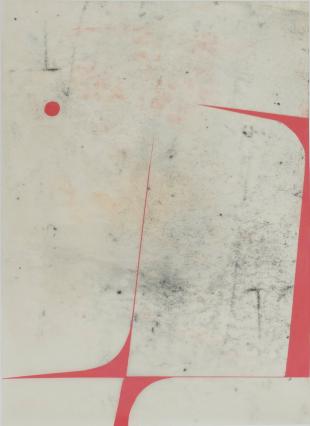 Katrin Bremermann, No. 106, 2013, Lack auf gewachsten Papier, 35 x 27.7 cm