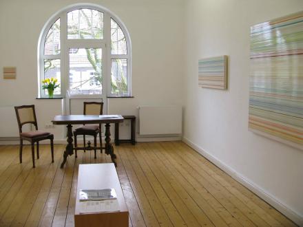 Blick in die Ausstellung "Katrin Heesch - Konzentration und Verdichtung"