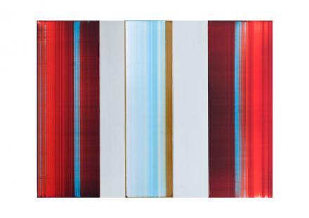 Eric Butcher, PR 677 (Chronicle), 2015, Öl und Harz auf Aluminium, 25 x 33 cm
