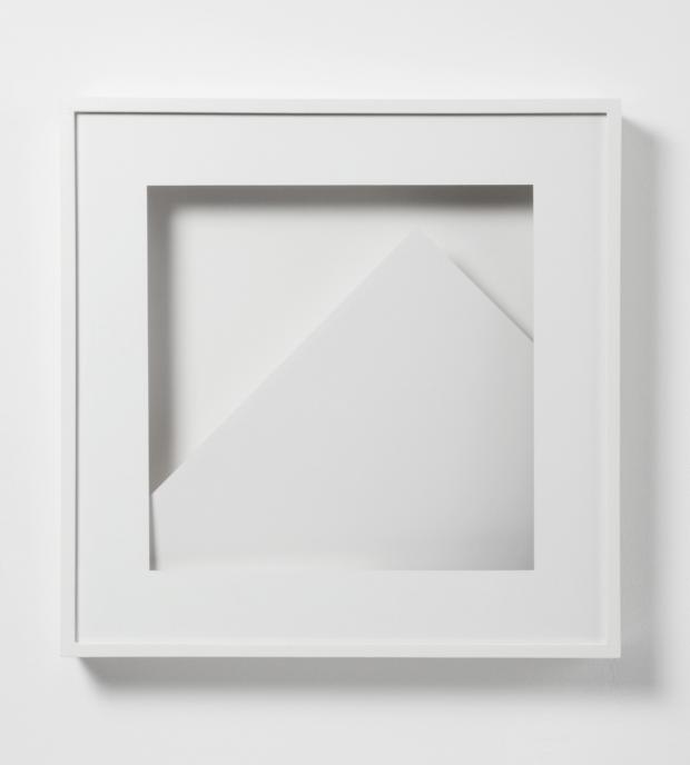 Tom Mosley, Schatten-Kasten A1-II-86, 1986, 1/3 Ex, Holz, Karton, Glas, 52 x 52 x 7 cm