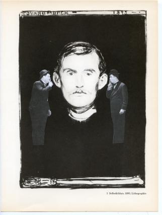 Hank Schmidt in der Beek, Collage Nr. 397, 2011, 27 x 20 cm
